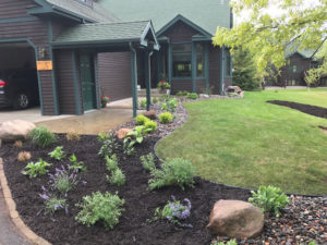 landscape mulch shrubs creative earthscapes otsego mn